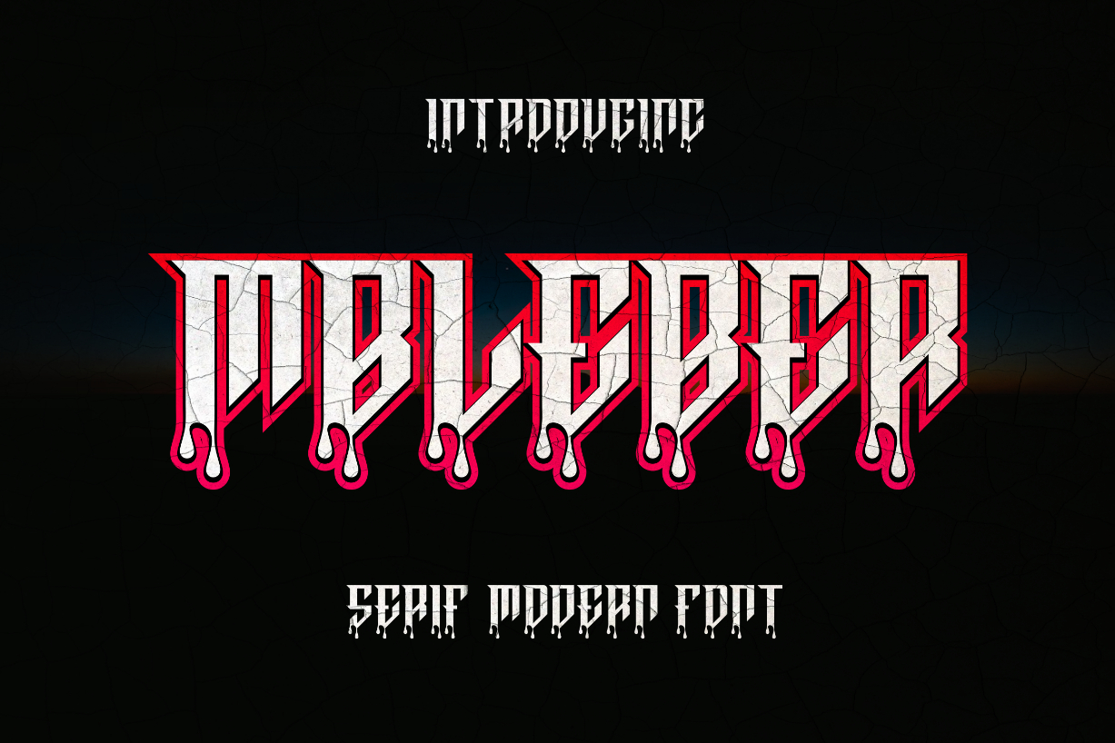 Mbleber Font