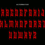 Medieval Barbarian Font Poster 9