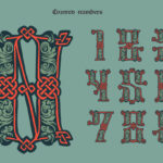 Medieval Knots Font Poster 9