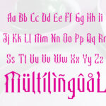 Melamine Font Poster 7