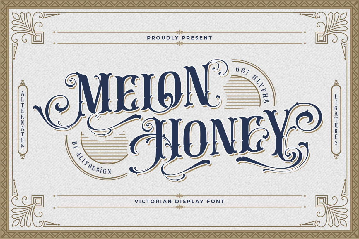 Melon Honey Font Poster 1