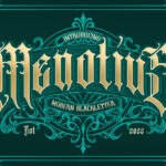 Menotius Font Poster 3