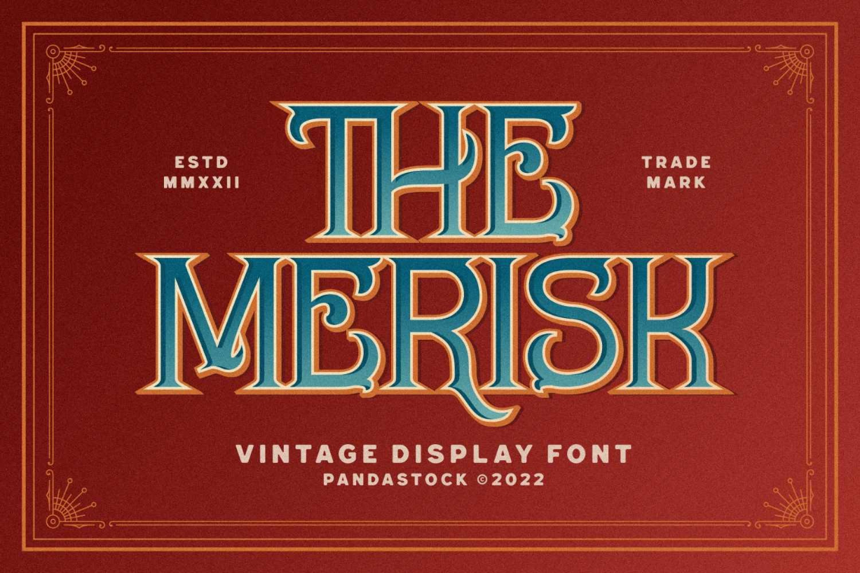 Merisk Font Poster 1