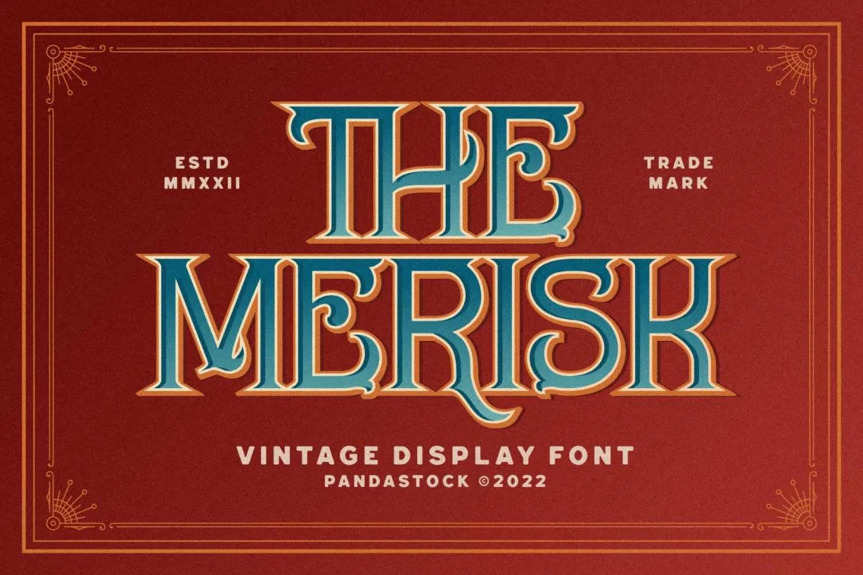 Merisk Font Merisk Font Poster 1