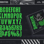 Metal Thorn Font Poster 8
