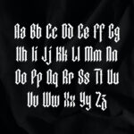 Midnight Blackletter Font Poster 8