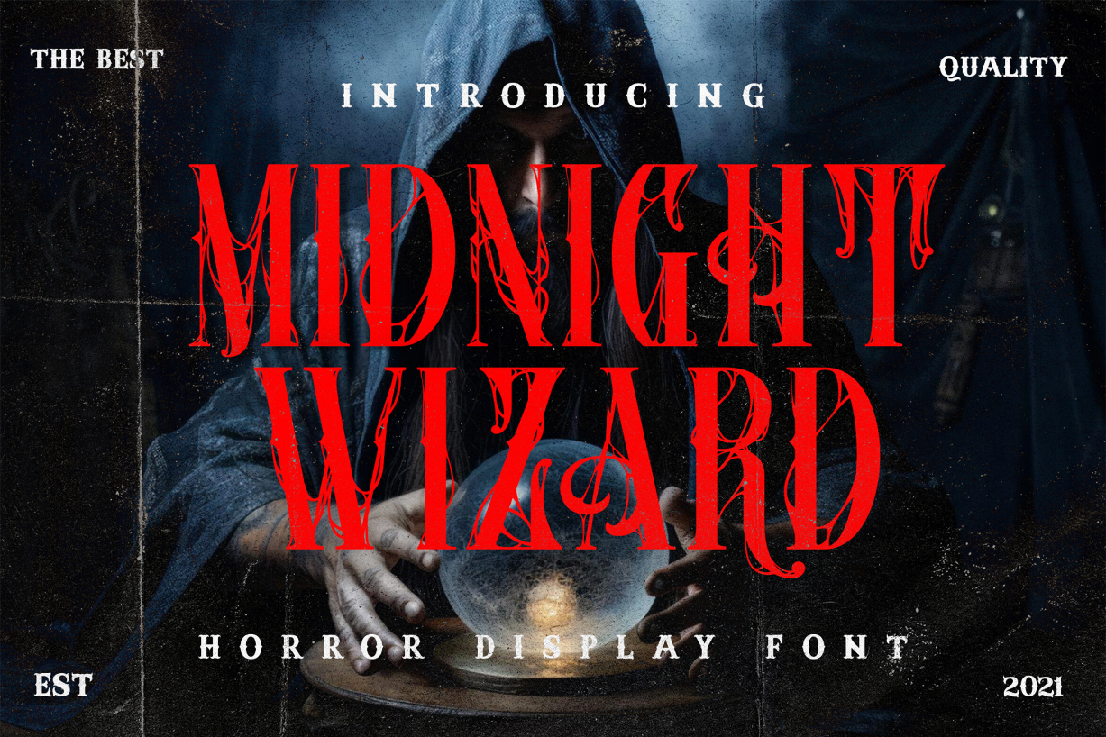 Midnight Wizard Font Poster 1