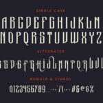 Mife Althar Font Poster 9