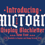 Miltorn Font Poster 3