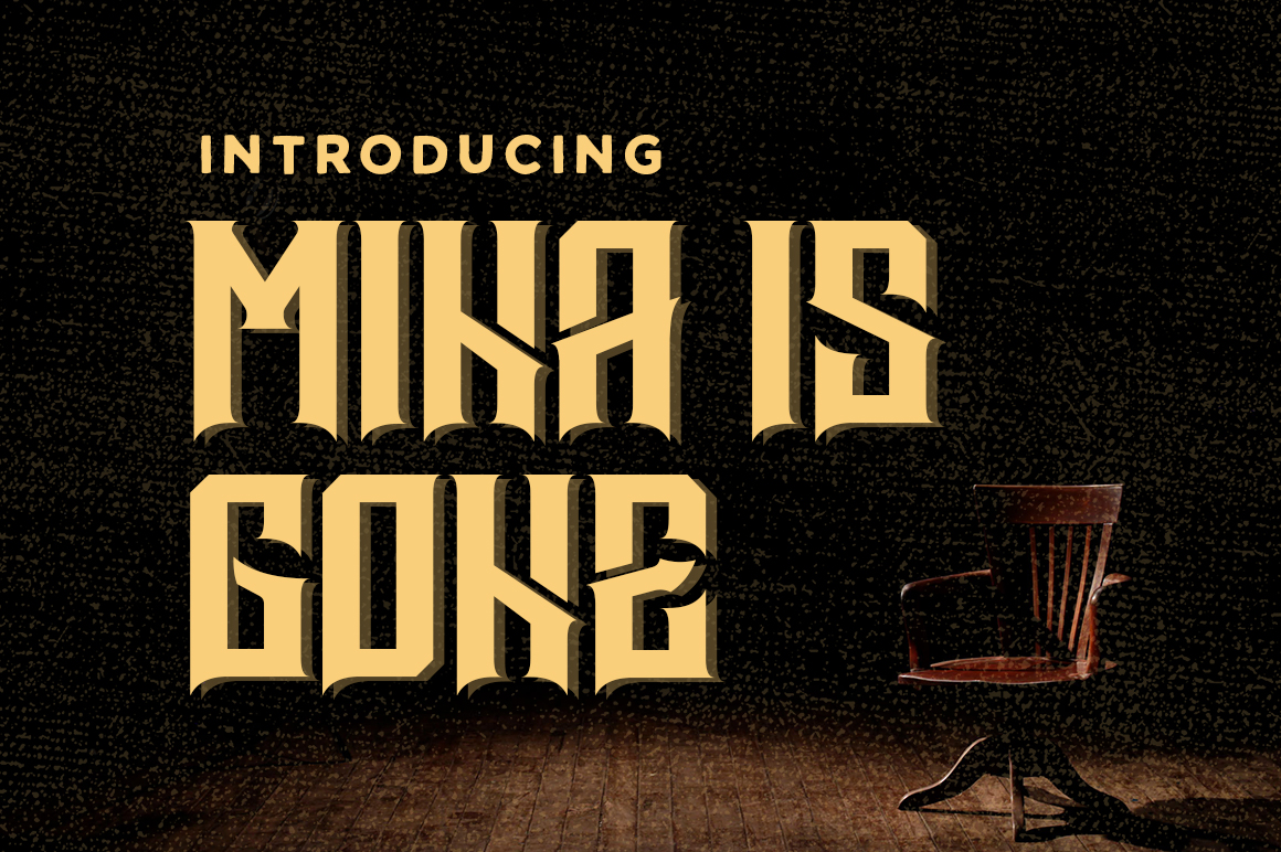 Mina is Gone Font