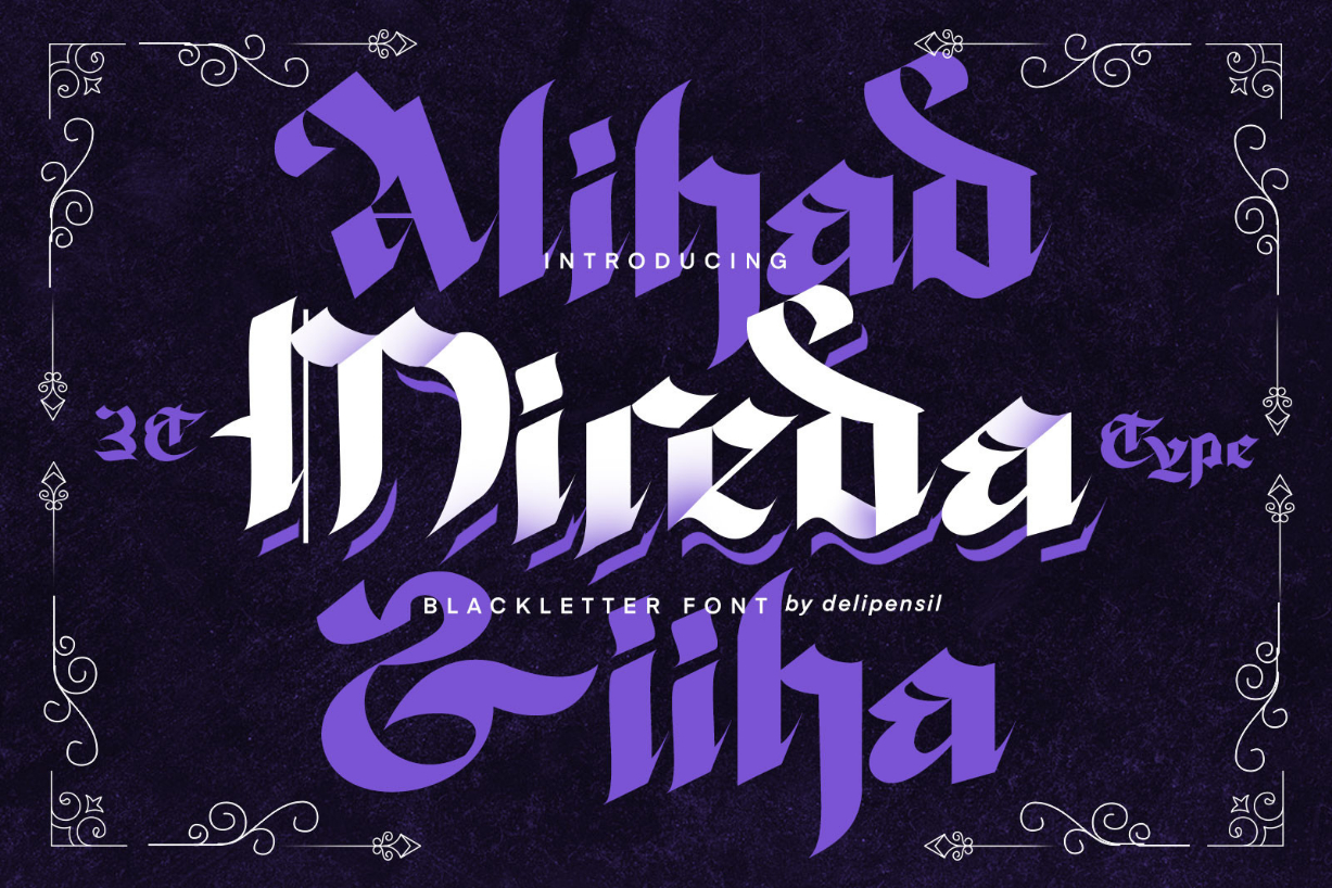 Mireda Font Poster 1