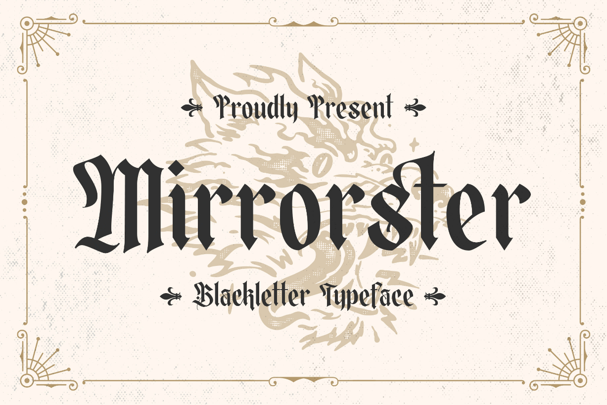 Mirrorster Font