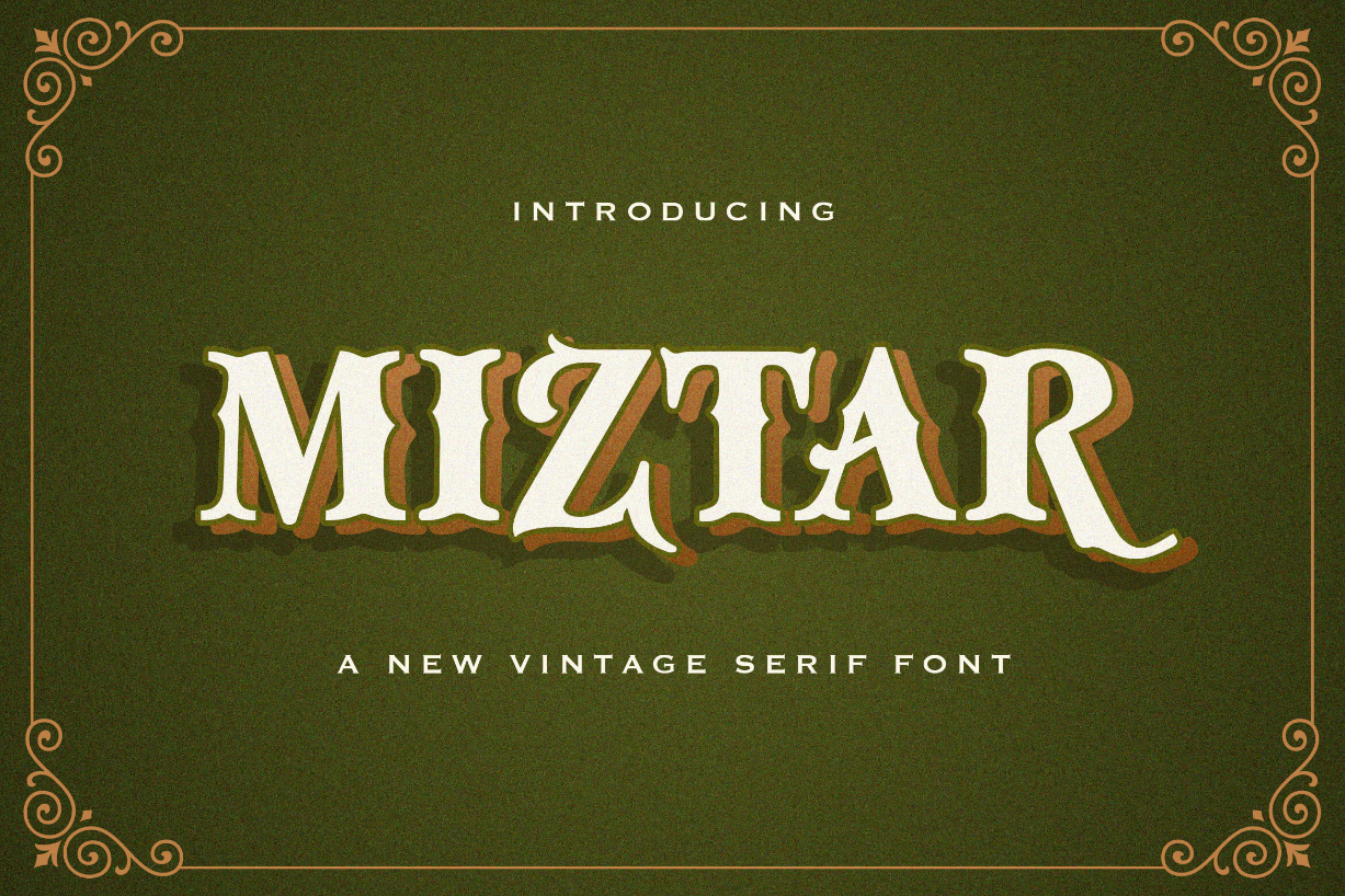 Miztar Font Poster 1