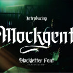 Mockgent Font Poster 3