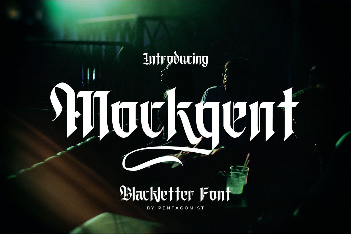 Mockgent Font Poster 1