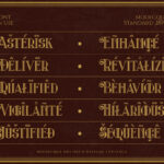 Modecque Font Poster 5