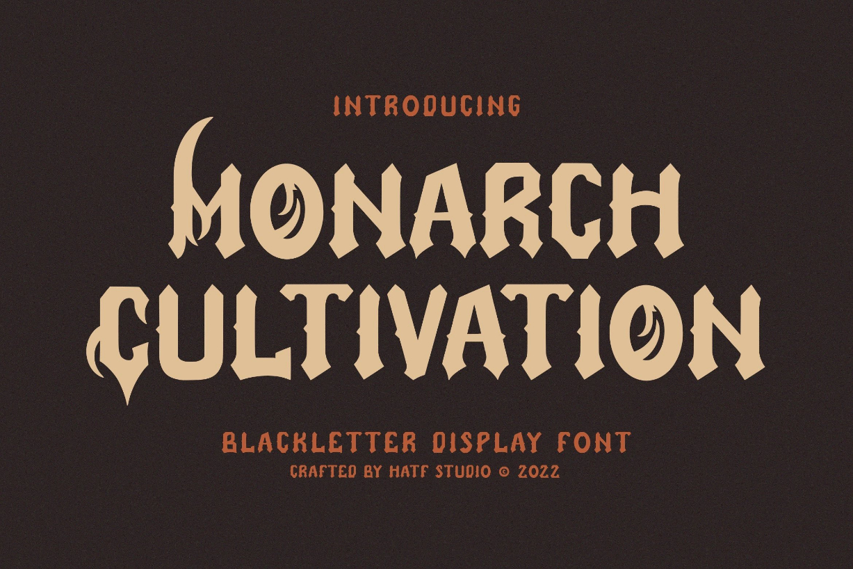 Monarch Cultivation Font