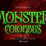 Monster Colorbus Font Poster 3
