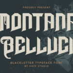Montana Belluci Font Poster 3