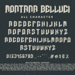 Montana Belluci Font Poster 9