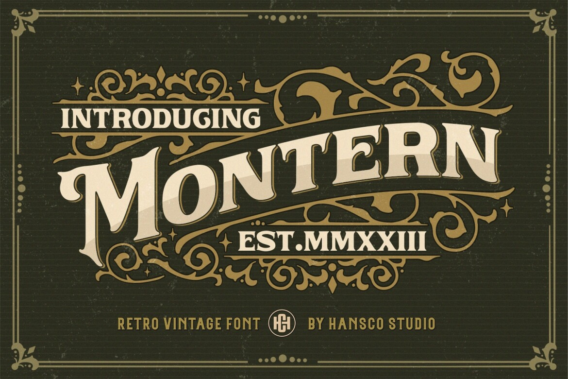 Montern Font Poster 1