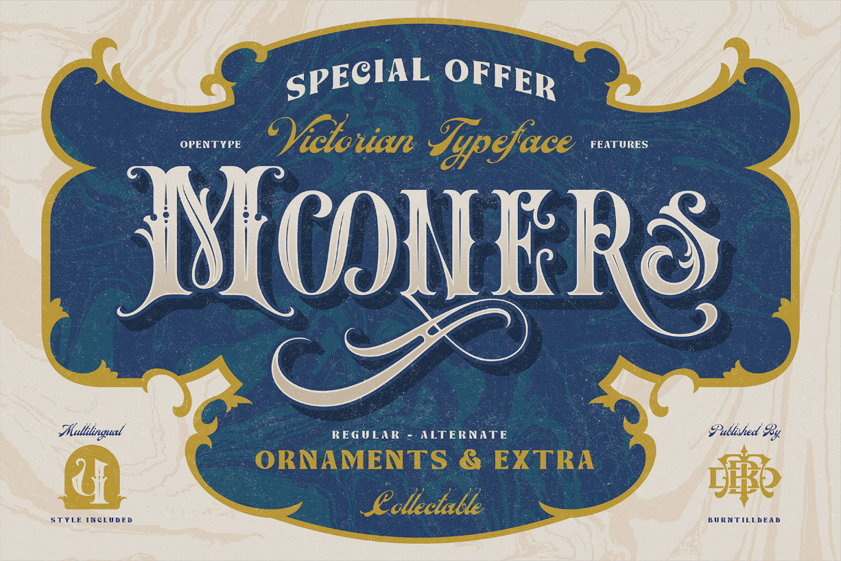 Mooners Font Poster 1