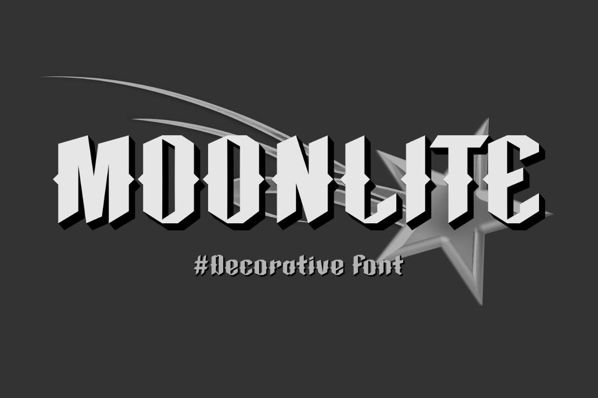 Moonlite Font Poster 1