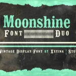 Moonshine Font Poster 1