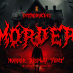 About Morder Font Poster 1