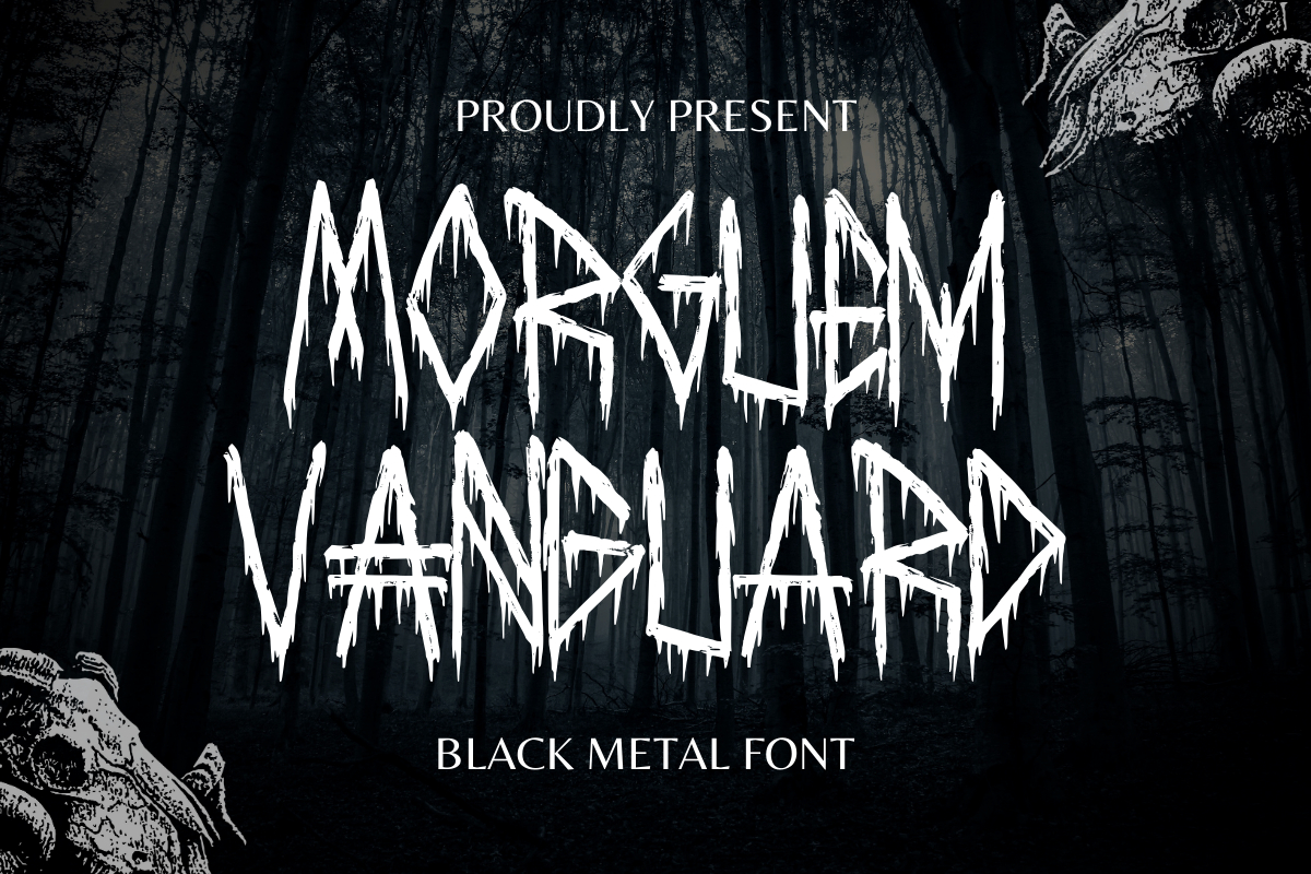 Morguem Vanguard Font Poster 1