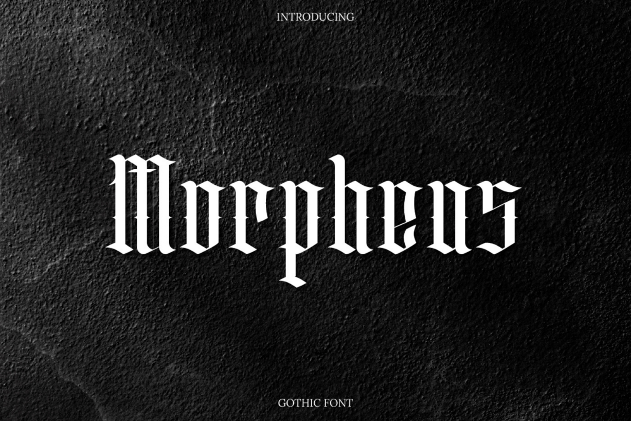 Morpheus Font Poster 1