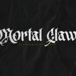 Mortal Claws Font Poster 3
