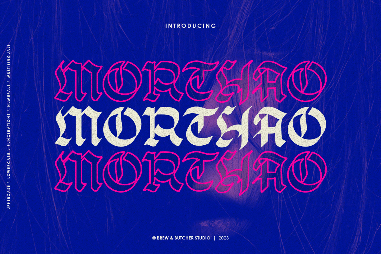 Morthao Font Poster 1