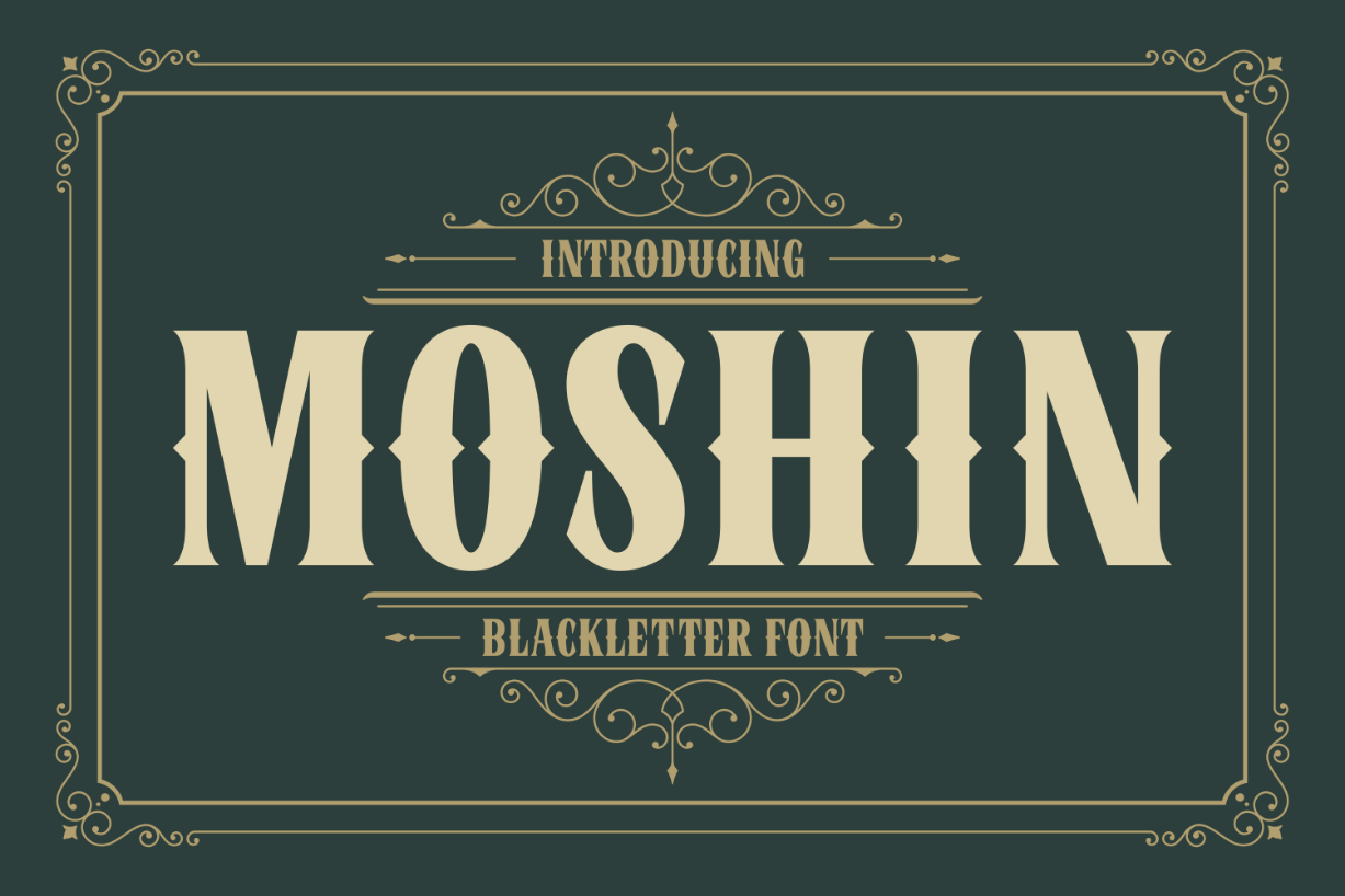 Moshin Font