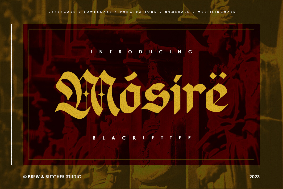 Mosire Font Poster 1