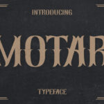 Motar Font Poster 3