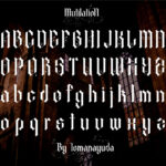 Mutilation Font Poster 8