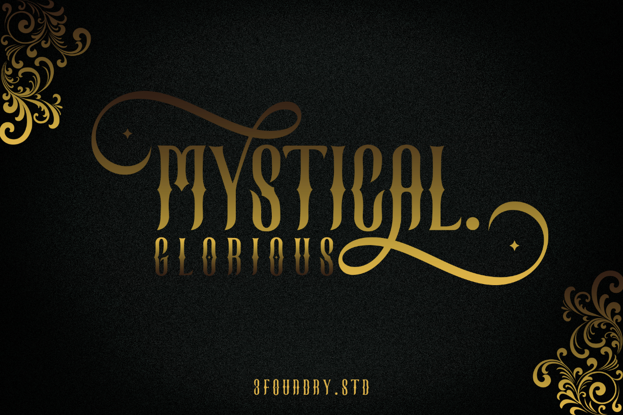 Mystical Glorious Font Poster 1