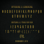 Mystical Glorious Font Poster 7