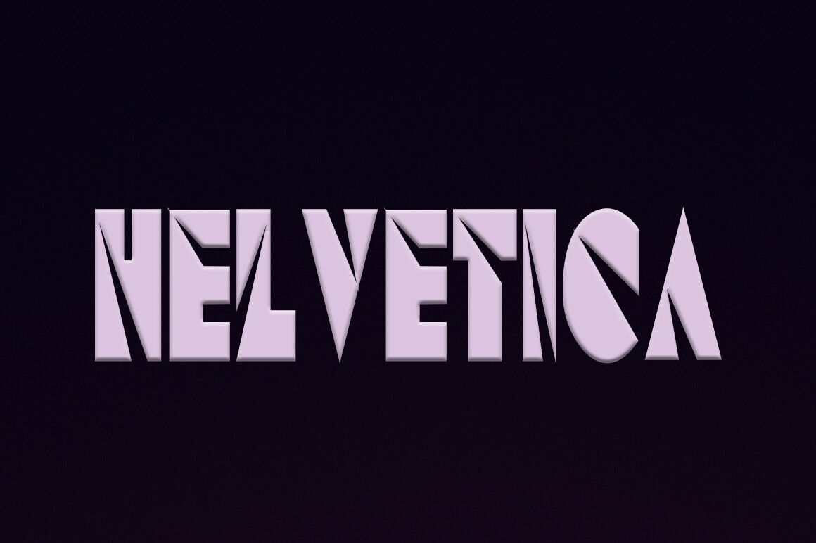 Nelvetica Font