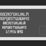 Neo Paralletter Font Poster 9