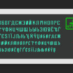 Neo Paralletter Font Poster 10