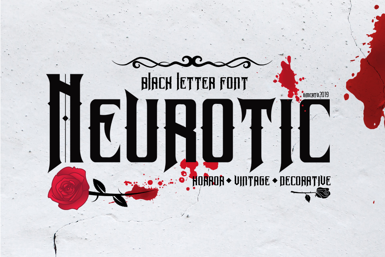 Neurotic Font Poster 1