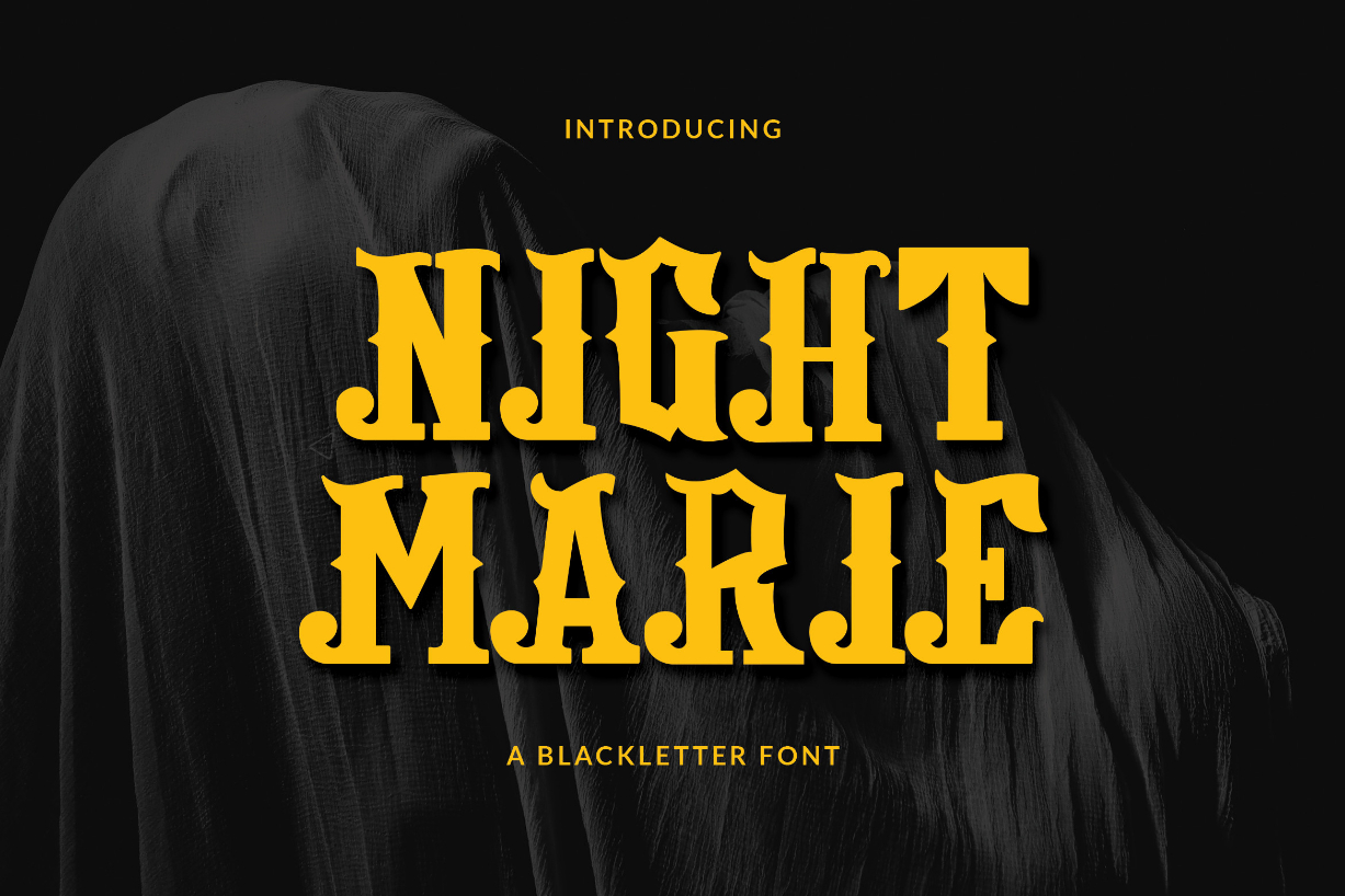 Night Marie Font Poster 1