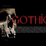 Nightmare Gothic Font Poster 2