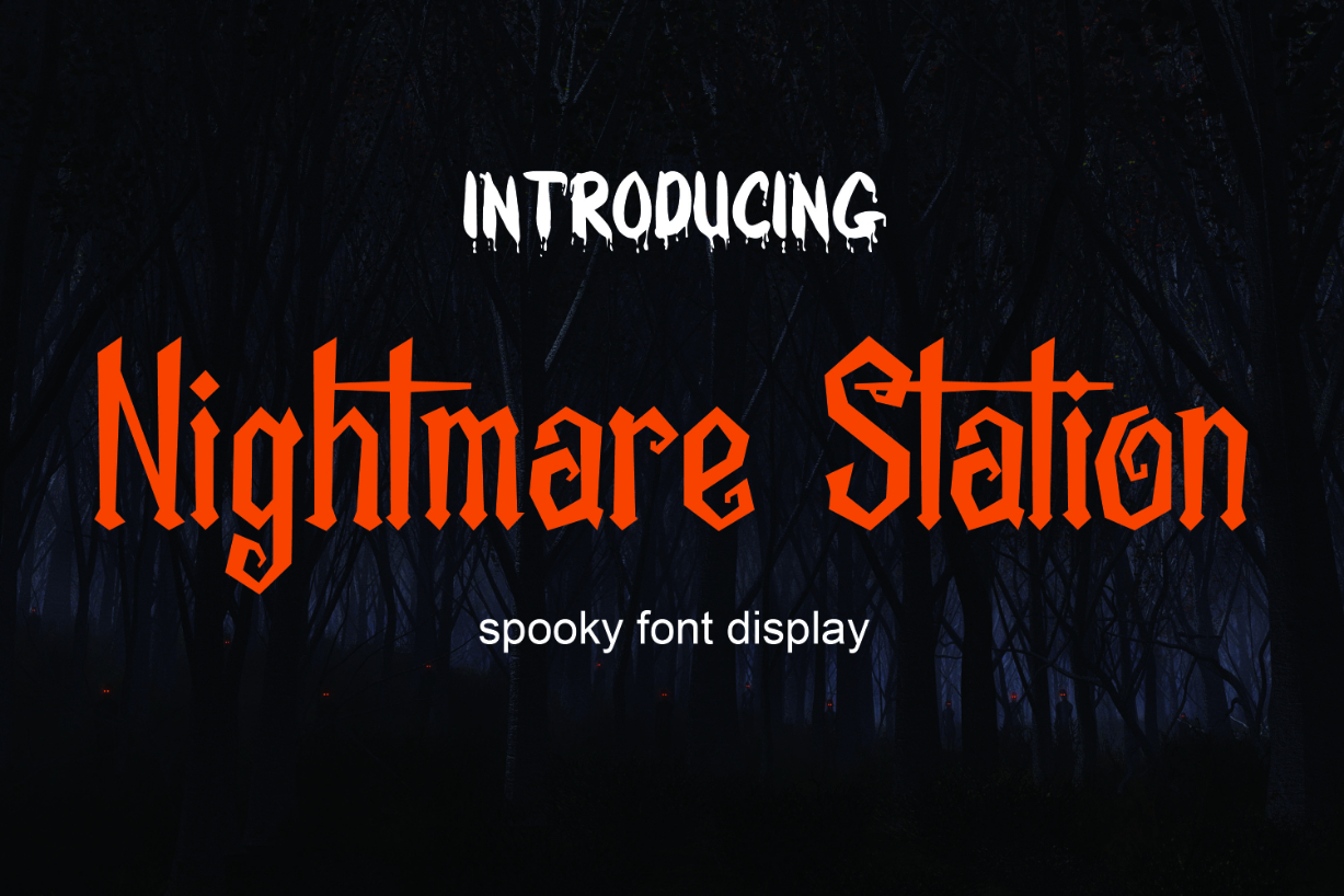 Nightmare Station Font