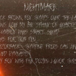 Nightmare Font Poster 8