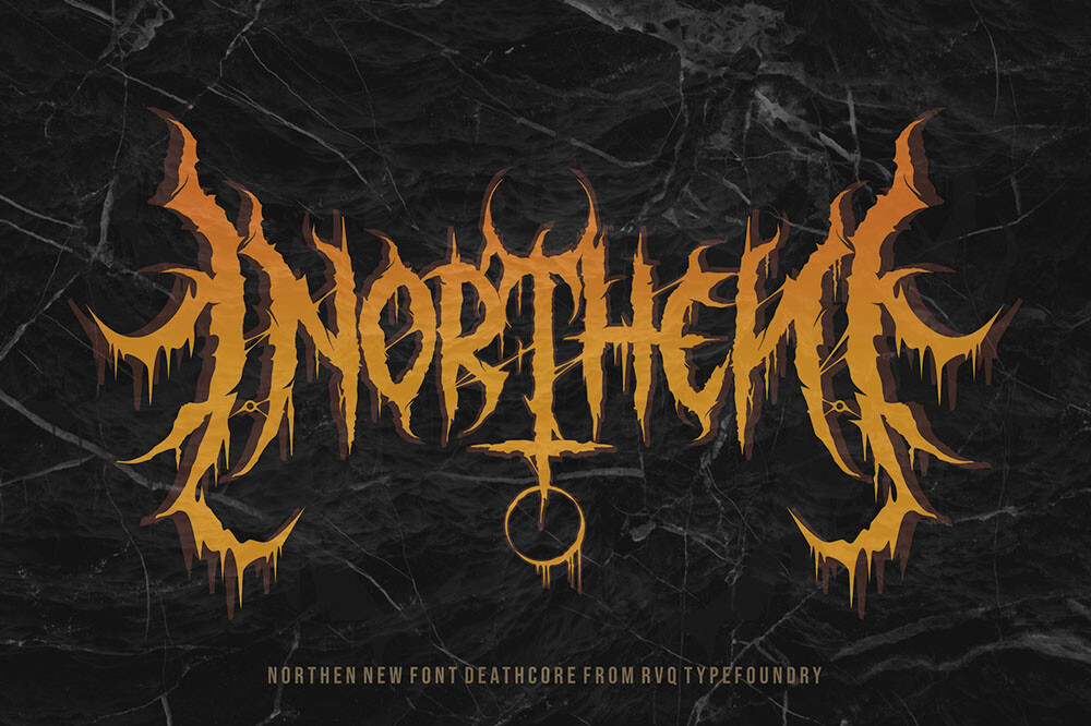 Northen Font Poster 1