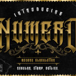 Numero Font Poster 3