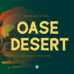 Oase Desert Font Poster 3